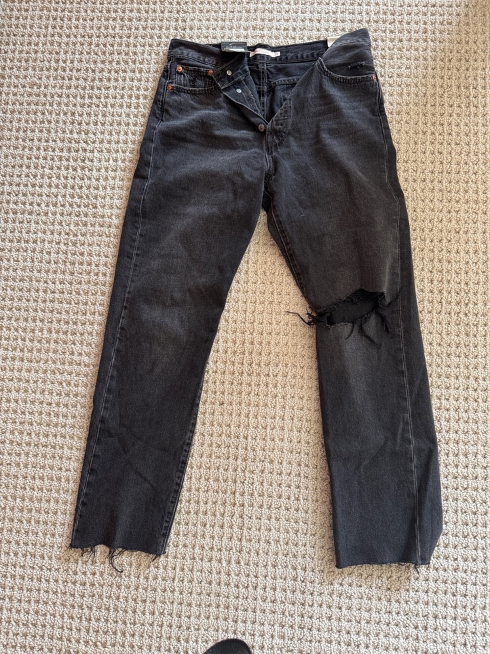 Levi’s Black Wedgie Straight Jeans
